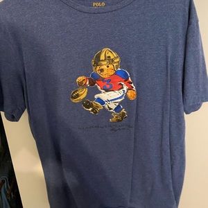 Football polo bear shirt size M